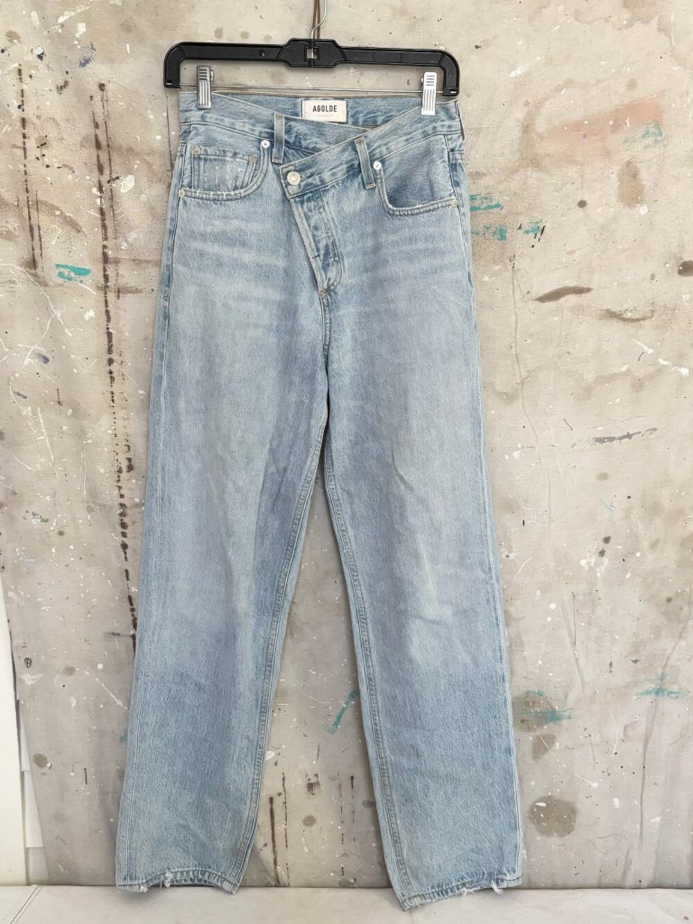 Agolde Criss Cross Upsized Jean in Suburbia - Picture 3 of 8